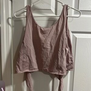 Lululemon Sleeveless wrap Crop Top